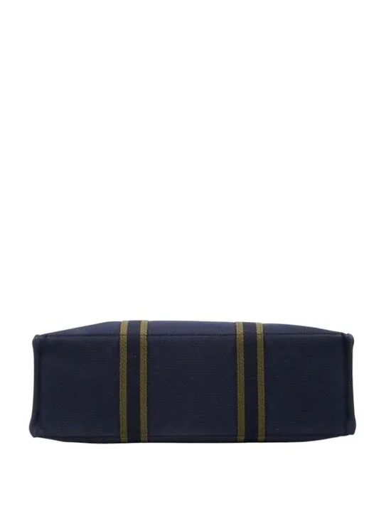 Hermes Fourre Tout GM Tote Navy Khaki Canvas - Picture 3 of 10